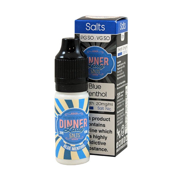 Dinner Lady Blue Menthol Salt Nic 10ml 20mg E-liquid