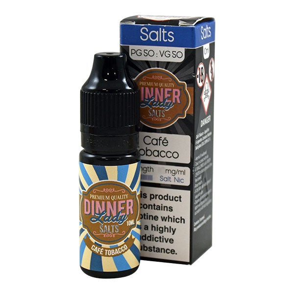 Dinner Lady Cafe Tobacco Nic Salt 10ml 10mg E-liquid