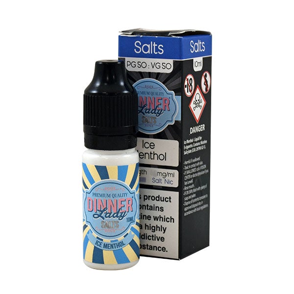 Dinner Lady Ice Menthol Salt Nic 10ml 10mg E-liquid