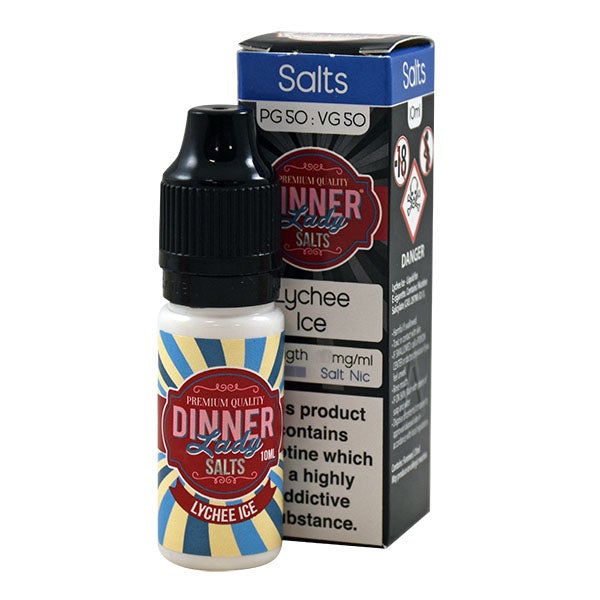 Dinner Lady Lychee Ice Nic Salt 10ml 20mg E-liquid