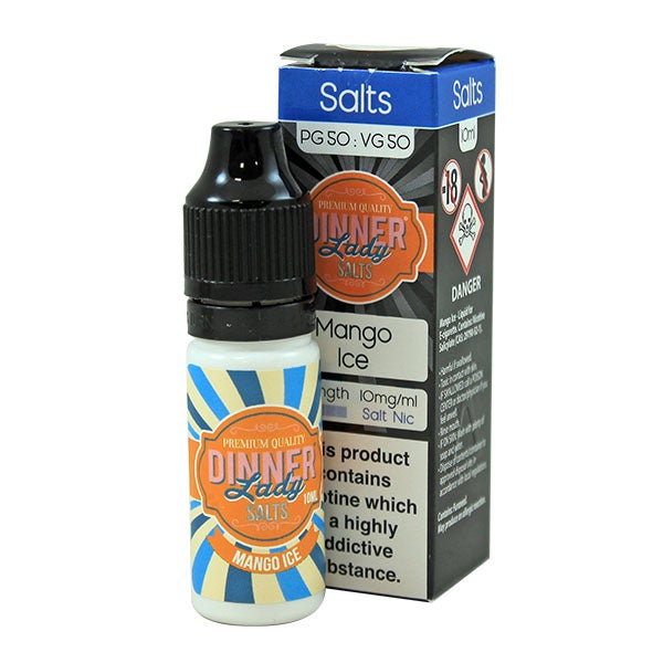 Dinner Lady Mango Ice Nic Salt 10ml 10mg E-liquid