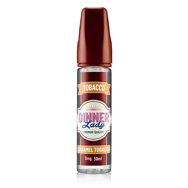 Dinner Lady Tobacco - Caramel Tobacco 0mg 50ml Shortfill