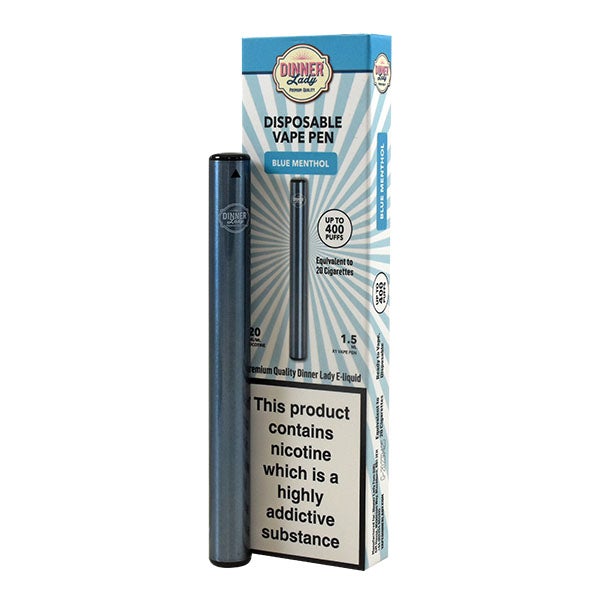 Dinner Lady Vape Pen Blue Menthol 20mg 1.5ml