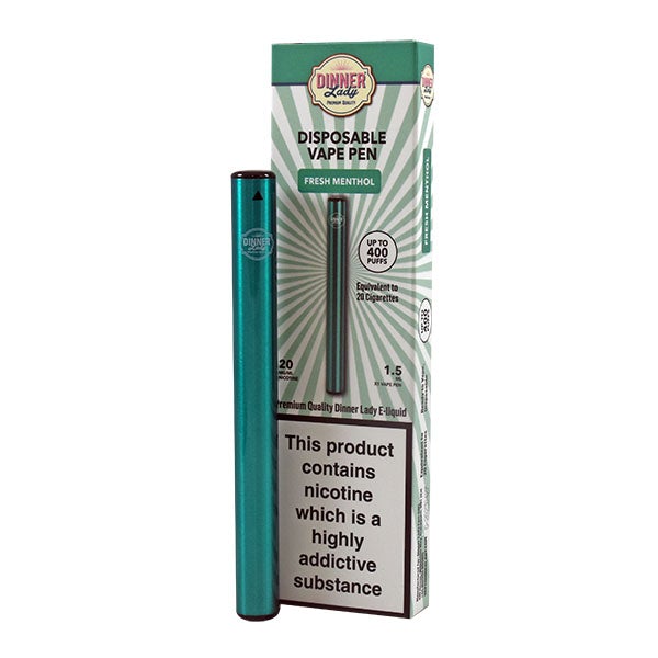 Dinner Lady Vape Pen Fresh Menthol 20mg 1.5ml