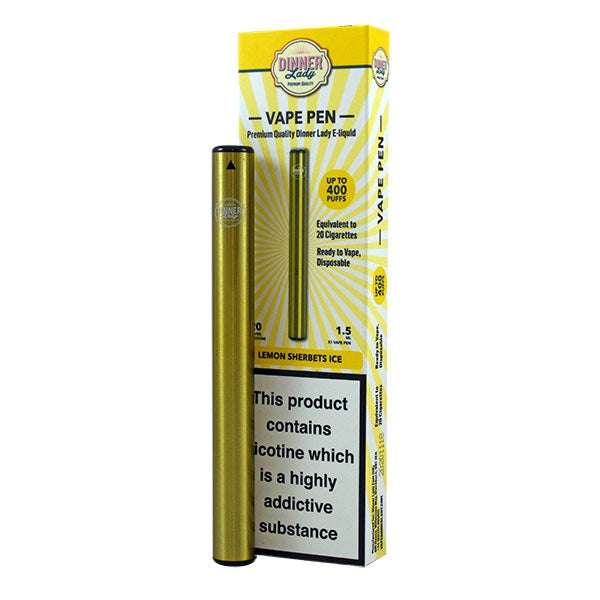 Dinner Lady Vape Pen Lemon Sherbets Ice 20mg 1.5ml