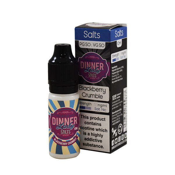Dinner Lady - Blackberry Crumble Salt Nic 10ml 20mg E-liquid