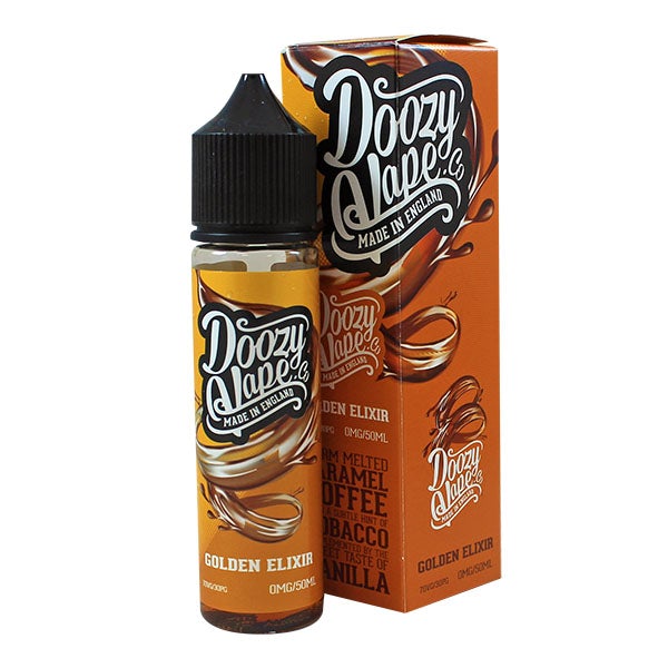 Doozy Vape Golden Elixir 0mg 50ml Shortfill E liquid