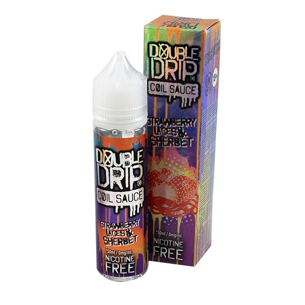 Double Drip Strawberry Laces & Sherbert 0mg 50ml Shortfill