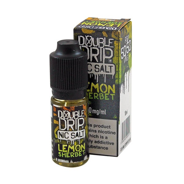 Vapouriz Double Drip Nic Salt Lemon Sherbet 10ml E-liquid