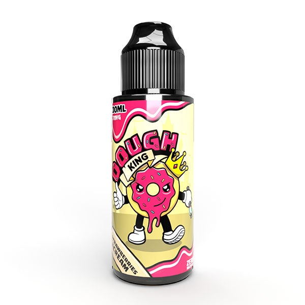Dough King Strawberries and Cream 0mg 100ml Shortfill