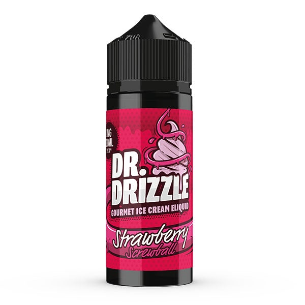 Dr Drizzle Strawberry Screwball 0mg 100ml Shortfill