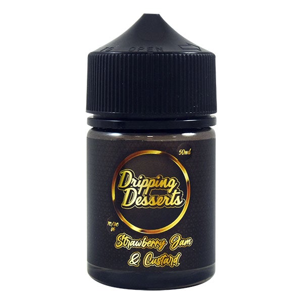 Dripping Desserts Strawberry Jam & Custard 0mg 50ml Shortfill