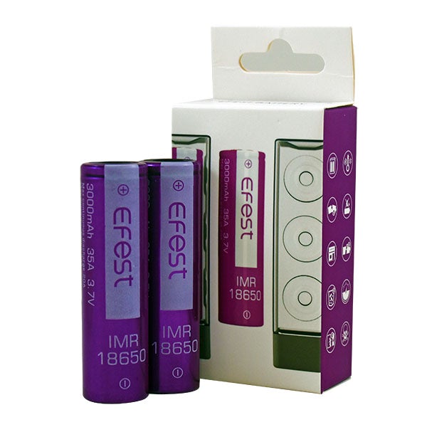 Efest IMR 18650 Battery 3000mAh 35A 3,7V 2pack