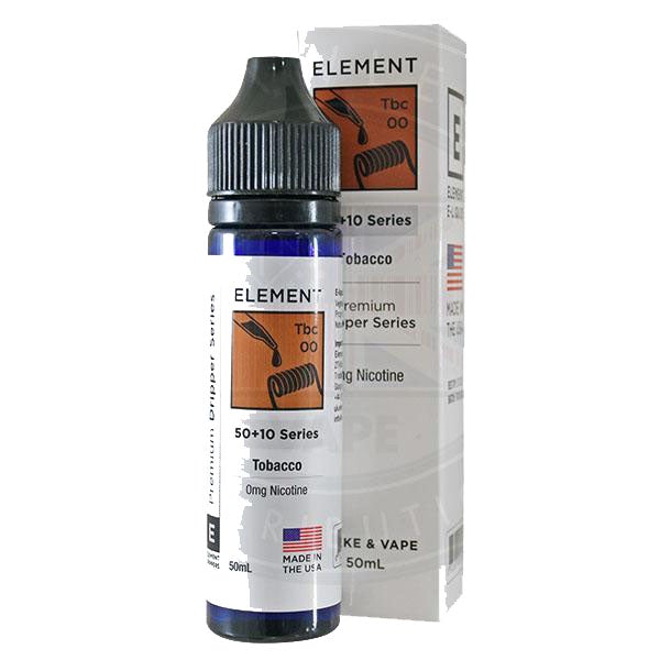 Element E-Liquid - Tobacco 0mg 50ml Shortfill