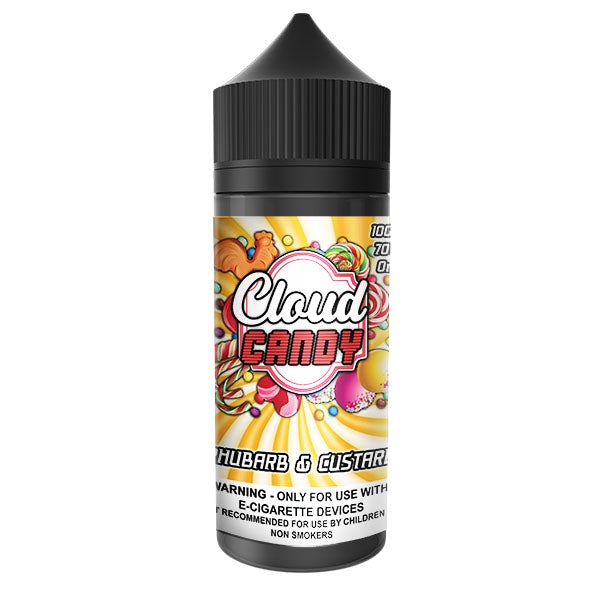 Cloud Candy Rhubarb & Custard 0mg 100ml Shortfill E-Liquid