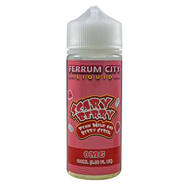 Ferrum City Liquid Scary Berry Pink Milk & Berry Cereal 0mg 100ml Shortfill
