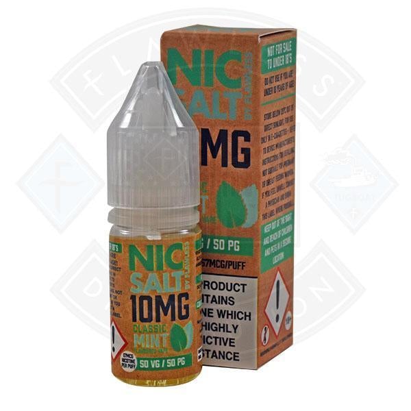 Nic Salt - Classic Mint 10mg 10ml By Flawless