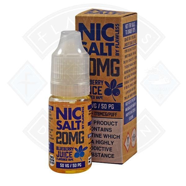 Nic Salt - Blueberry Juice 20mg 10ml E-Liquid
