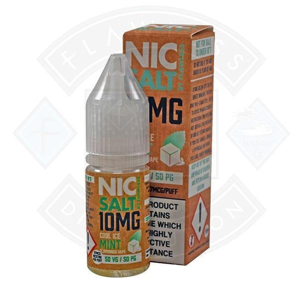 Nic Salt - Cool Ice Mint 10mg 10ml By Flawless