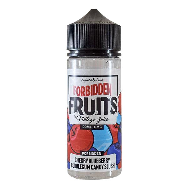 Forbidden Fruits by Vintage Juice - Cherry Blueberry Bubblegum Candy Slush 0mg 100ml Shortfill