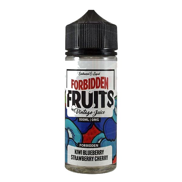 Forbidden Fruits by Vintage Juice - Kiwi Blueberry Strawberry Cherry 0mg 100ml Shortfill
