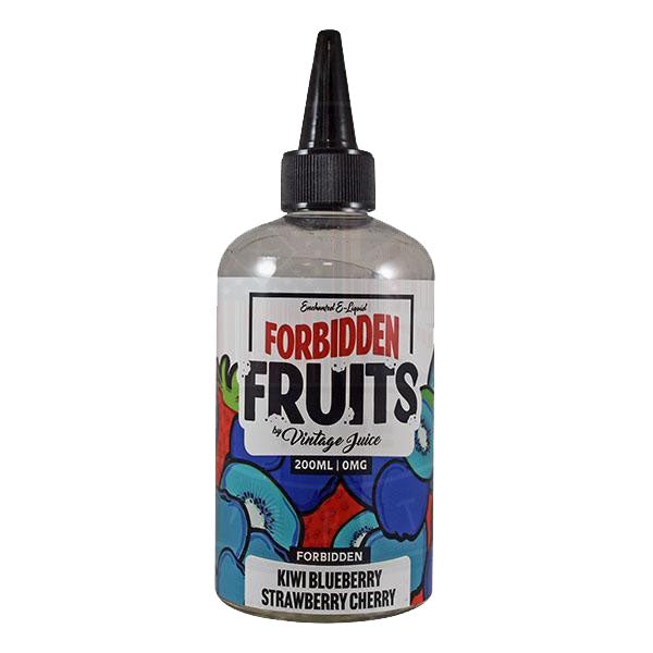 Forbidden Fruits by Vintage Juice - Kiwi Blueberry Strawberry Cherry 0mg 200ml Shortfill