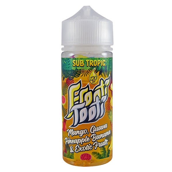 Frooti Tooti- Mango Guava Pineapple Banana Exotic Fruit 0mg 100ml Shortfill