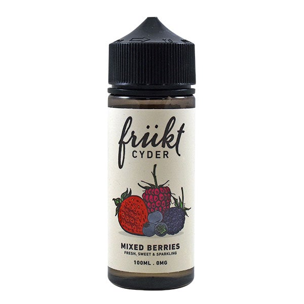 Frukt Cyder E-Liquid - Mixed Berries 0mg 100ml Shortfill