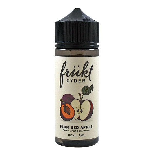 Frukt Cyder E-Liquid - Plum Red Apple 0mg 100ml Shortfill