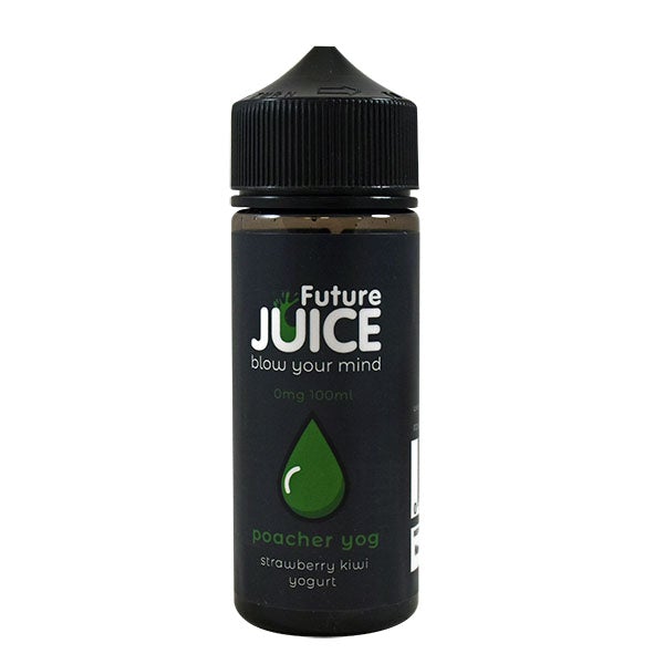 Future Juice Poacher Yog Strawberry Kiwi Yoghurt  0mg 100ml Shortfill