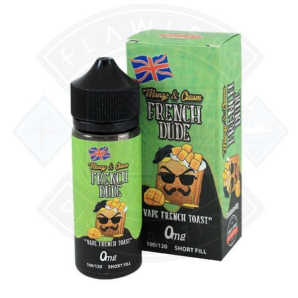 French Dude Mango & Cream 0mg 100ml Short fill E liquid