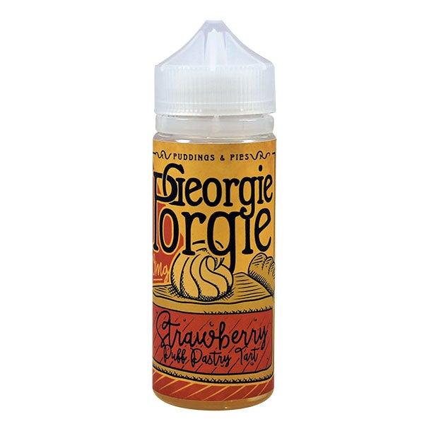 Georgie Porgie - Strawberry Puff Pastry Tart 0mg 100ml Shortfill