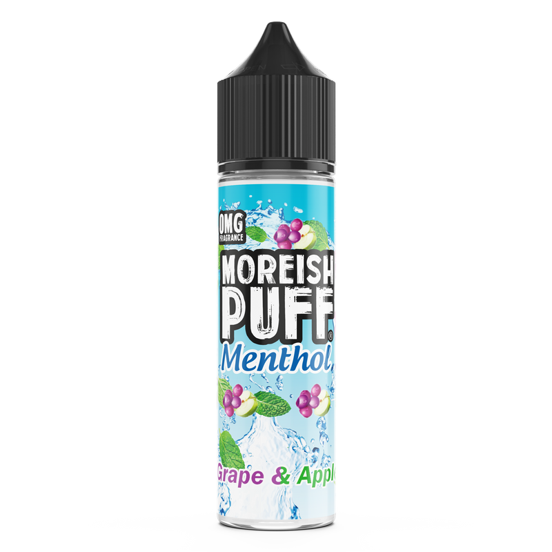 Moreish Puff Menthol Grape and Apple 0mg 50ml Shortfill E-liquid