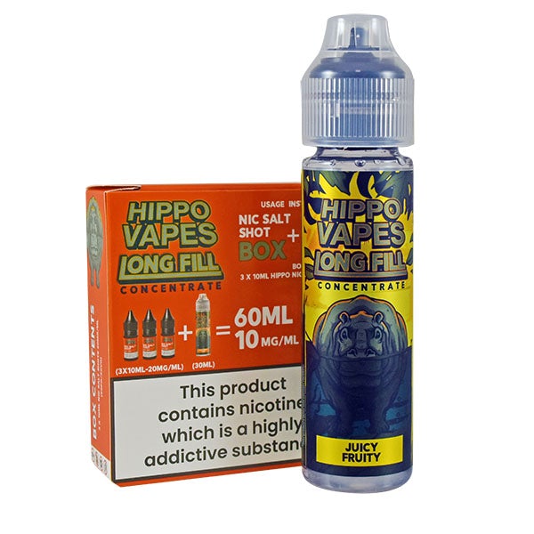 Hippo Vapes Longfill Concentrate Juice Fruity 30ml