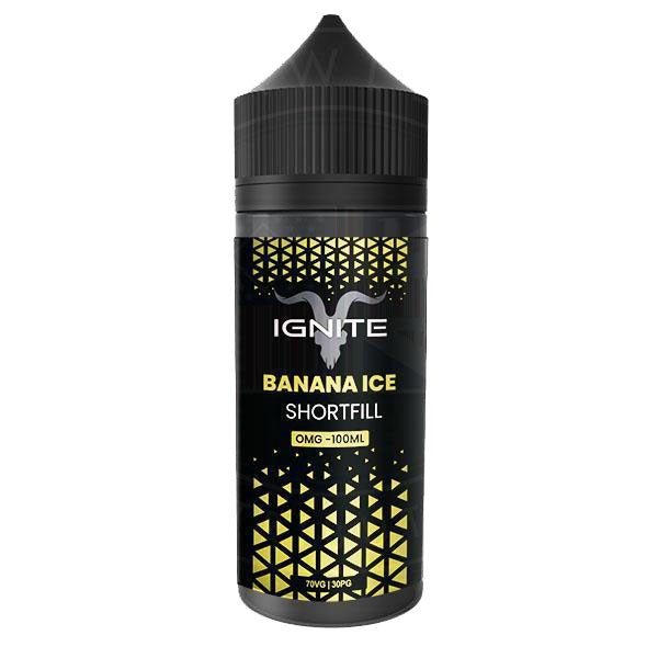 Ignite Banana Ice 0mg 100ml Shortfill E-Liquid