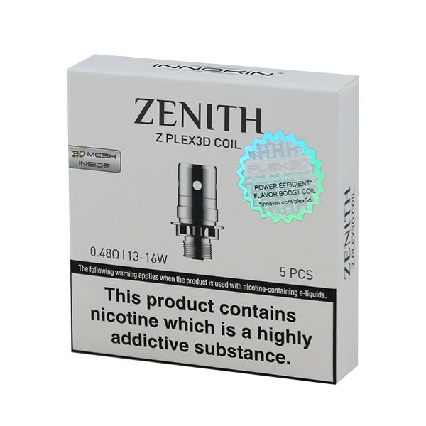 Innokin Zenith Plex 3D Coil 0.48ohm 5pack