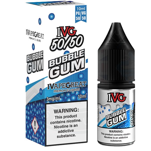 IVG 50:50 Bubblegum TPD Compliant e-liquid