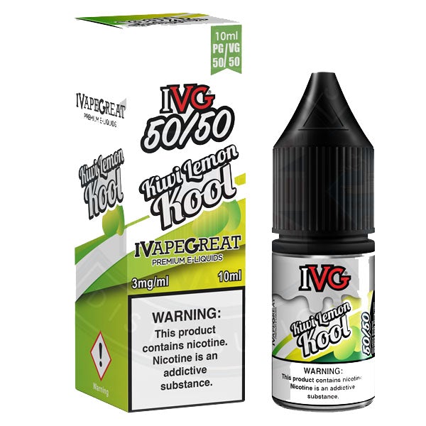 IVG 50:50 Kiwi Kool TPD Compliant e-liquid