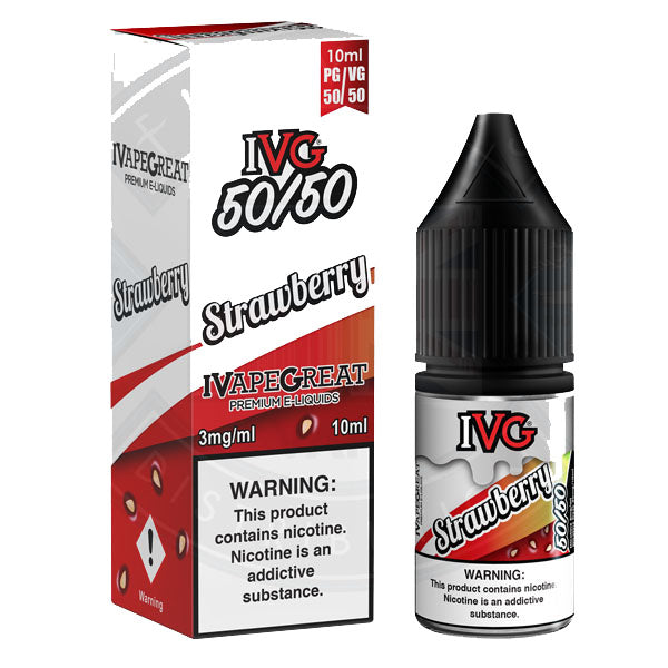 IVG 50:50 Strawberry TPD Compliant e-liquid