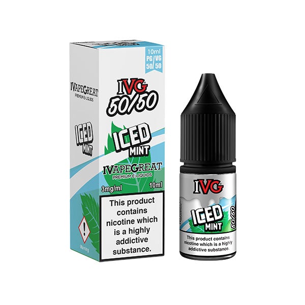 IVG 50:50 Iced Mint TPD Compliant e-liquid