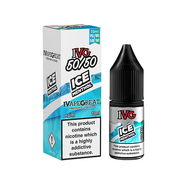 IVG 50:50 Ice Menthol TPD Compliant e-liquid