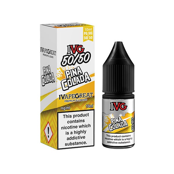 IVG 50:50 Pina Colada TPD Compliant e-liquid