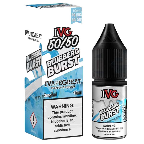 IVG 50:50 Blueberg TPD Compliant e-liquid