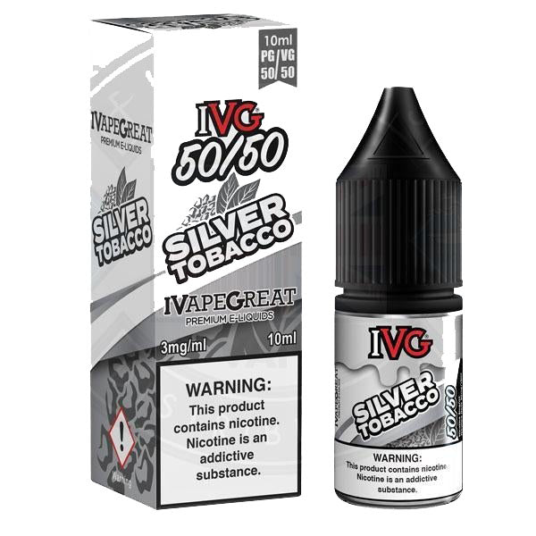 IVG 50:50 Silver TPD Compliant e-liquid