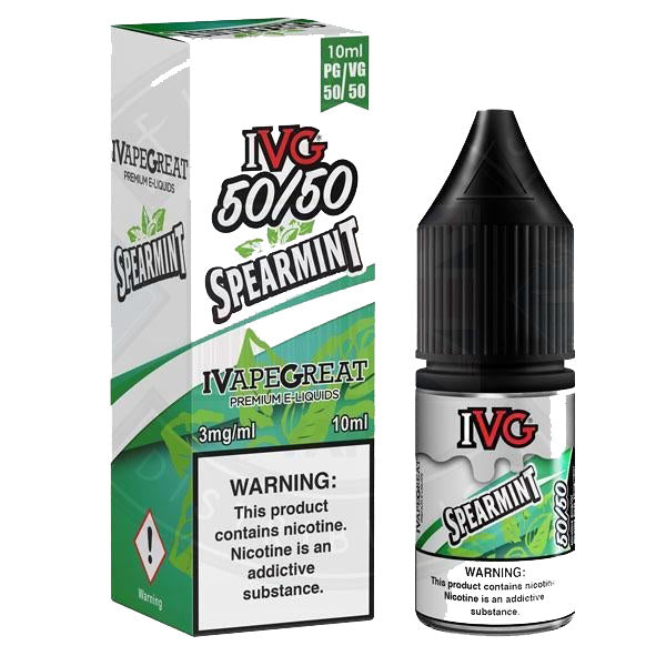 IVG 50:50 Spearmint TPD Compliant e-liquid