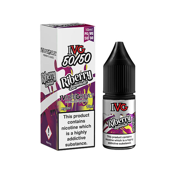 IVG 50:50 Riberry Lemonade TPD Compliant e-liquid