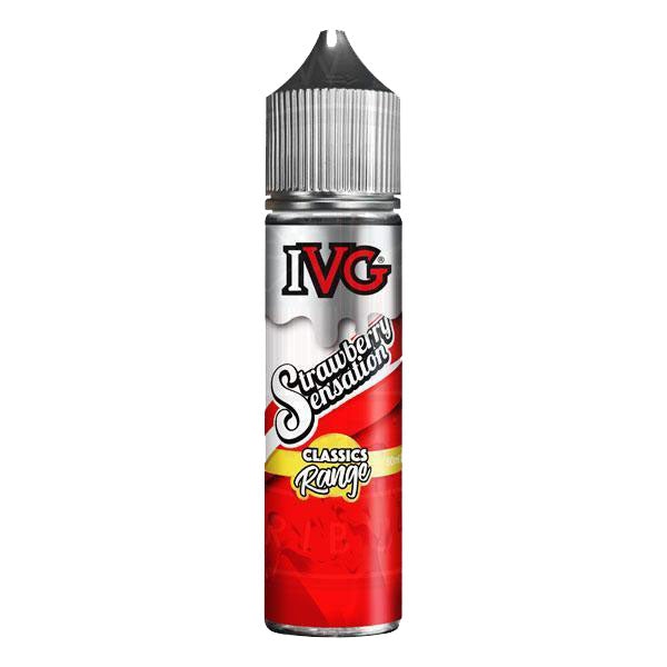 IVG Classics Range - Strawberry Sensation 0mg 50ml Shortfill
