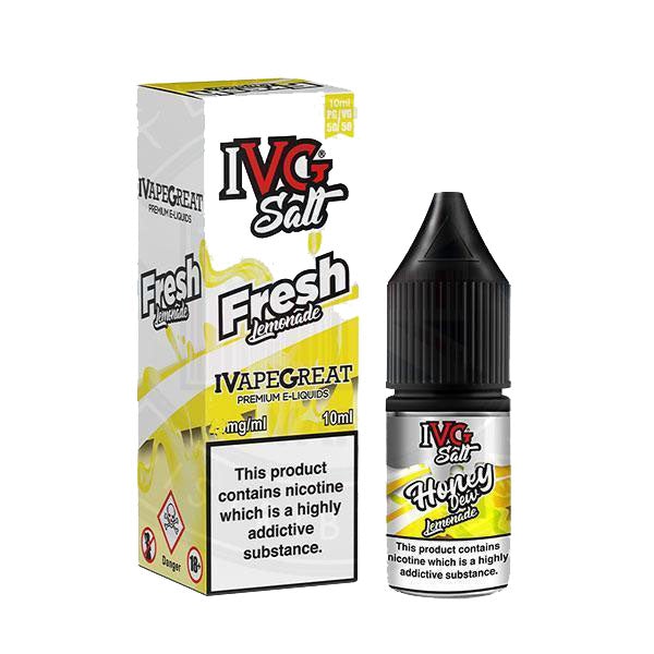 I VG Salt Fresh Lemonade 10mg 10ml TPD Compliant e-liquid