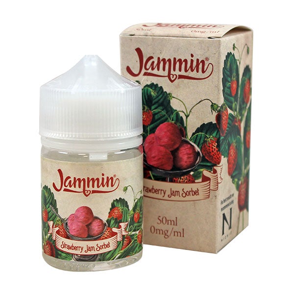 My Vapery Jammin - Strawberry Jam Sorbet 50ml 0mg shortfill e-liquid