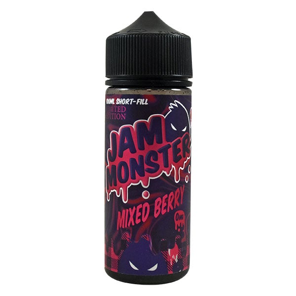 Jam Monster Edition Mixed Berry 0mg 100ml Shortfill